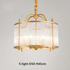 5 lumières D50 H45cm
