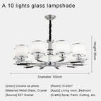 A verre à 10 lumières / Lumière chaude / CHINE