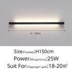 Noir H150cm 25W / 2 couleurs sans télécommande