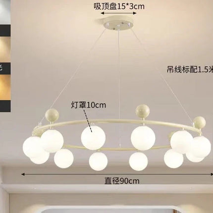 Lustre moderne en métal et verre pour intérieur — LZ4X9J
