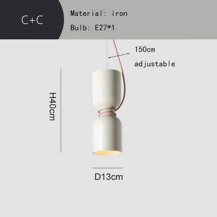 Lustre moderne en métal avec fil réglable — LZ4P9XQ