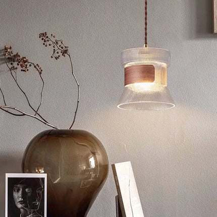 Suspension nordique moderne en verre pour décoration de restaurant — LZ4X9P