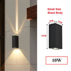 10W Noir Deux Étroits / Blanc chaud 3000K