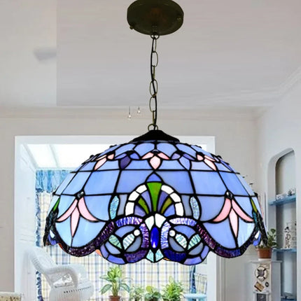 Suspension décorative en verre style nordique paon fait main — LZ4X9T