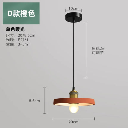 Suspension LED au design industriel contemporain — LZ4X9M
