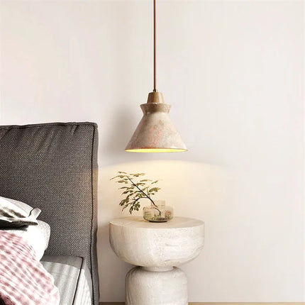 Suspension décorative en travertin style nordique rétro — LZ4X9P