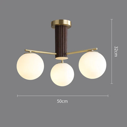 Lustre japonais en cuivre au style rétro médiéval pour intérieur élégant — LZ4X9P2