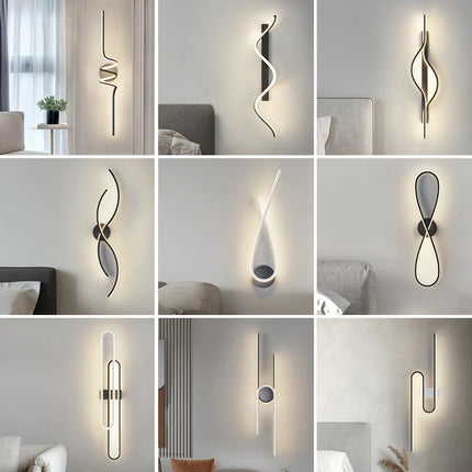 Applique murale LED au design contemporain pour intérieur moderne — LZ4P9XJ
