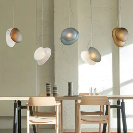 Lustre en verre d'art nordique pour intérieur et éclairage — LZ4N7Q2F