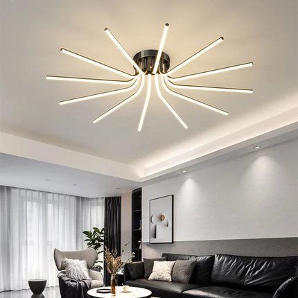 Plafonnier LED en cuivre au style moderne — LZ4X9T1