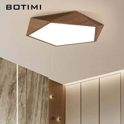 Plafonnier décoratif géométrique en métal et acrylique pour chambre et salle à manger — LZ4X9T