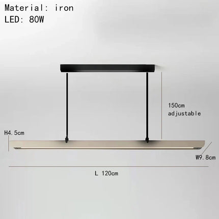 Plafonnier LED suspendu au design minimaliste pour restaurant et bar — LZ4X9T2