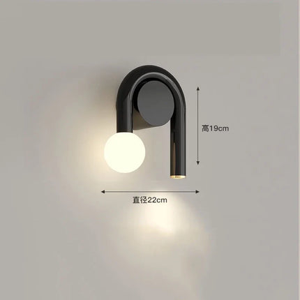 Applique murale LED double avec protection yeux pour chambre et table d'appoint — LZ4X9P