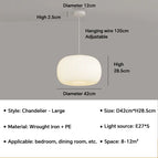 B D42cm / Blanc naturel