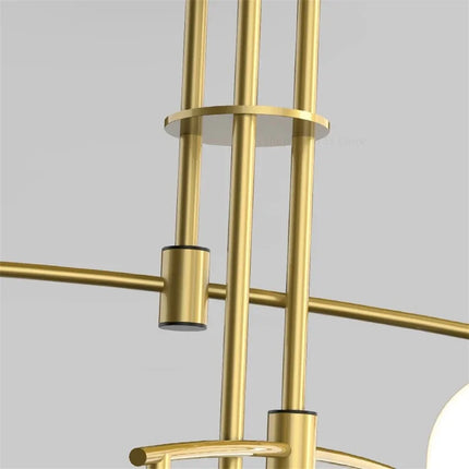 Lustre LED moderne en verre pour salon et cuisine Youlaike — LZ4P9XQ