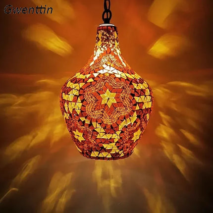 Lustre vase d'art bohème pour décoration intérieure artisanale — LZ4X9Q2