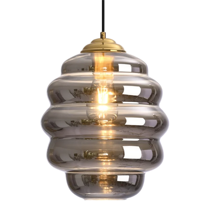 Suspension en verre teinté au design moderne pour éclairage intérieur — LZ4X9T