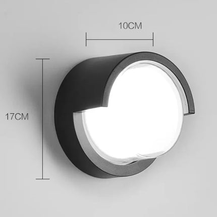 Applique murale extérieure ronde et carrée pour tous espaces — LZ4G7Q2