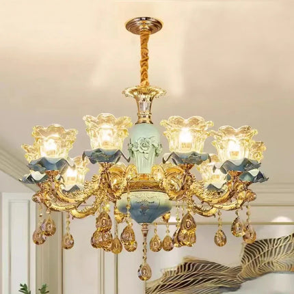 Lustre rétro en céramique au style européen pour intérieur — LZ4X9M