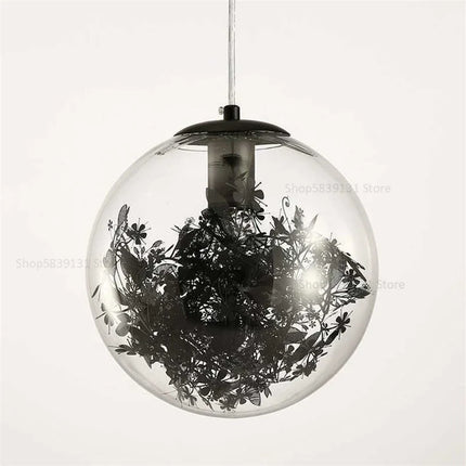 Suspension nordique en verre pour luminaire décoratif — LZ4X9P2