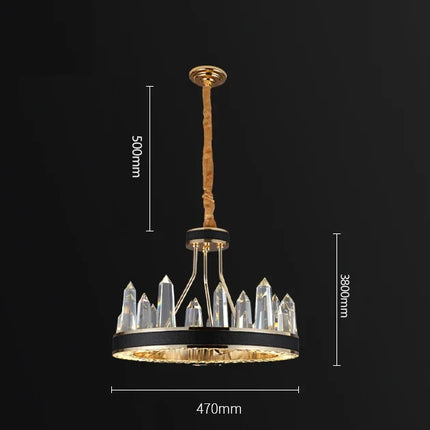 Suspension en cristal transparent pour décoration moderne — LZ4X9P