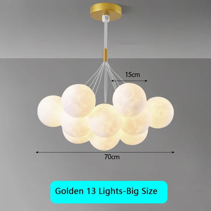 Lustre suspension moderne à bulles avec télécommande pour enfants — LZ4N8Q2