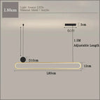 A-L80cm / RC à intensité variable