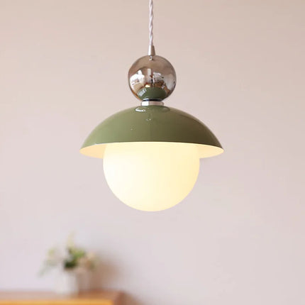 Lustre boule en verre lumineux pour intérieur élégant — LZ4X9P2