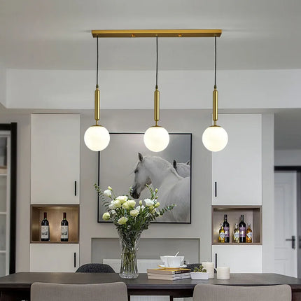 Lustre en verre moderne pour décoration intérieure élégante — LZ4X9M