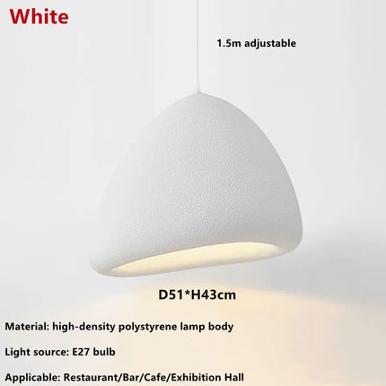 Suspension LED au style japonais wabi sabi pour intérieur moderne — LZ4X9P