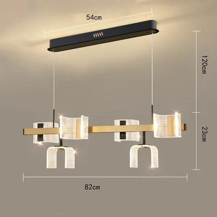Lustre suspension design nordique pour intérieur élégant et créatif — LZ4G7X2