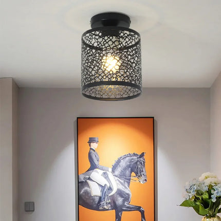 Lustre suspension en métal style rétro Edison moderne — LZ4N7Q2