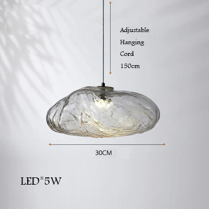 Lustre en verre design nuage décoratif pour intérieur — LZ7FQ2
