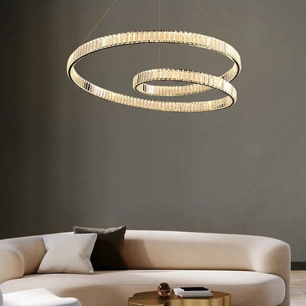 Lustre suspension LED cristal luxe décoratif — LZ4X9P