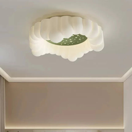 Plafonnier LED décoratif nuages et ciel étoilé pour enfants — LZ4X9T