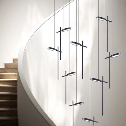 Lustre suspendu LED design créatif en acrylique 2023 — LZ4X9Q2