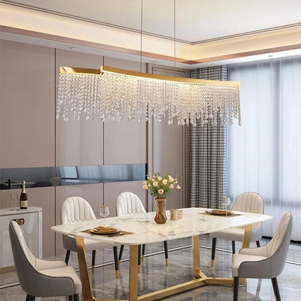 Plafonnier LED décoratif moderne en cristal pour intérieur — LZ4X9P
