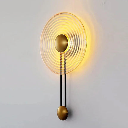 Applique murale LED nordique à ondulations au design moderne et épuré — LZ4X9T2