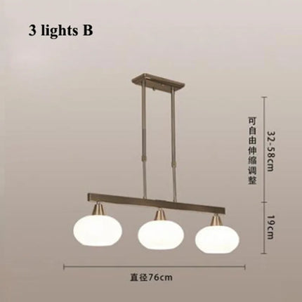 Lustre moderne en métal nickelé avec éclairage LED intégré — LZ4QJ7