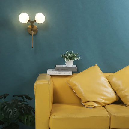 Applique murale double tête style nordique design moderne — LZ4P9XJ