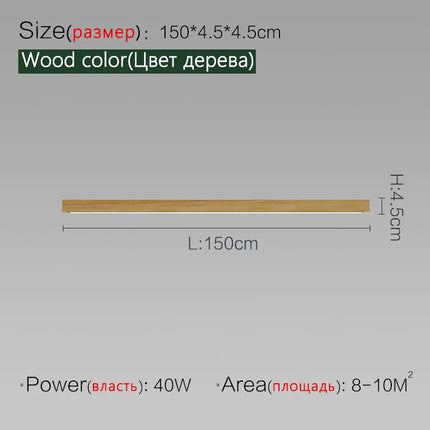 Plafonnier ligne pour mur, allée, couloir et balcon sans éclairage — LZ4X9B