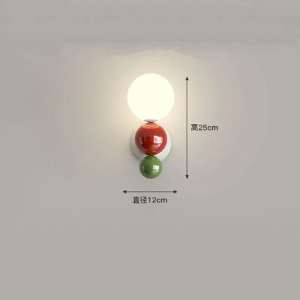 Applique murale LED en métal avec globe acrylique — LZ7XQ2