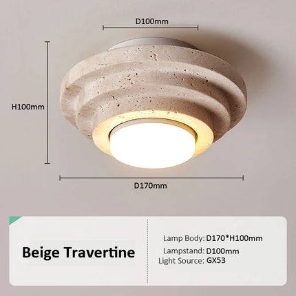 Plafonnier décoratif en marbre naturel — LZ4X9Q2M