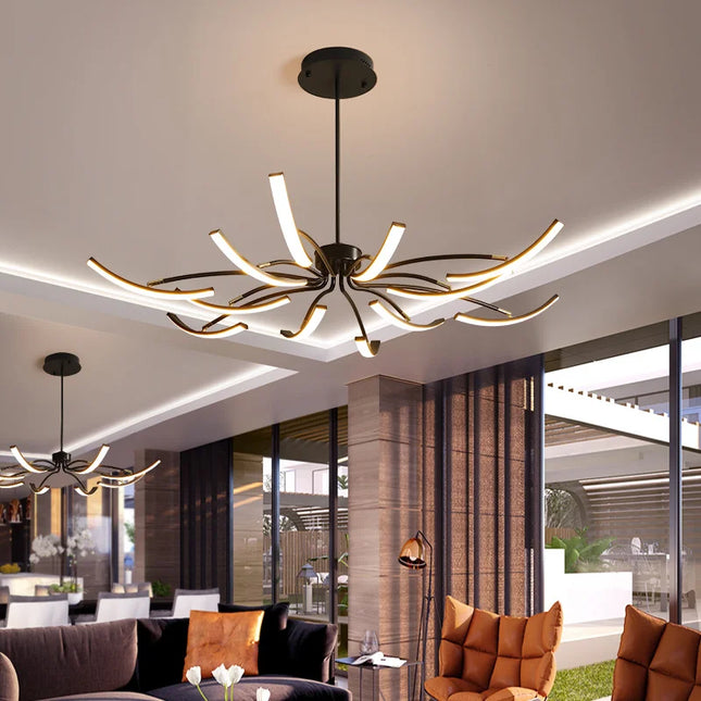 Lustre réglable pour intérieur au design moderne et élégant — LZ4X9P