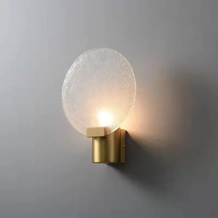 Applique murale en cuivre et verre au design minimaliste — LZ4X9P2
