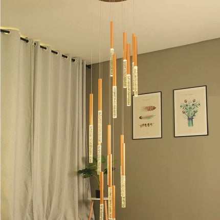 Lustre en cristal au design moderne pour éclairage intérieur minimaliste — LZ4X9Q2