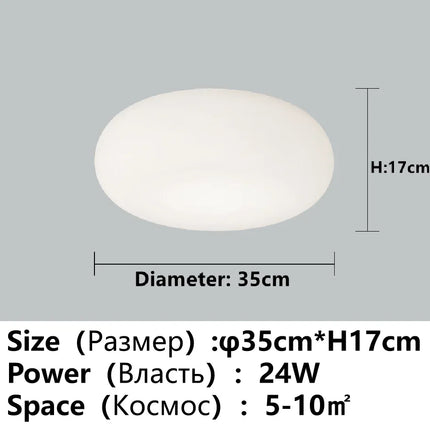 Lustre LED forme pomme pour salon, chambre, couloir et balcon — LZ4X9T2