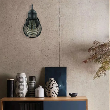 applique murale rétro loft avec interrupteur pour décoration intérieure