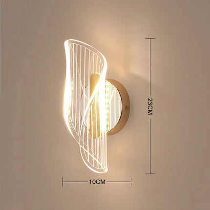 Applique murale LED moderne en acrylique pour salon et chambre — LZ4X9T2