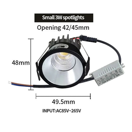 Spot LED encastré anti-éblouissement avec kit de pilotes — LZ4X9Q2